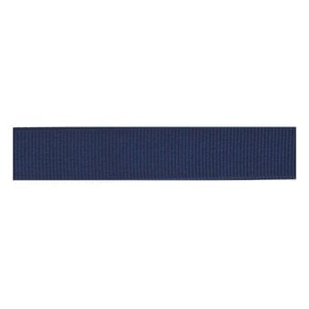 Navy Blue Grosgrain Ribbon 15mm x 5m image number 2