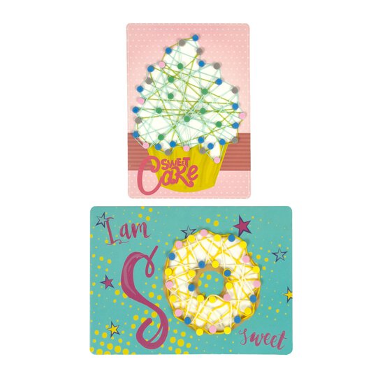 Make Your Own Cactus and Doughnut String Art Kit image number 2