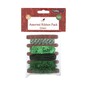 Assorted Green Ribbons 1m 4 Pack image number 5