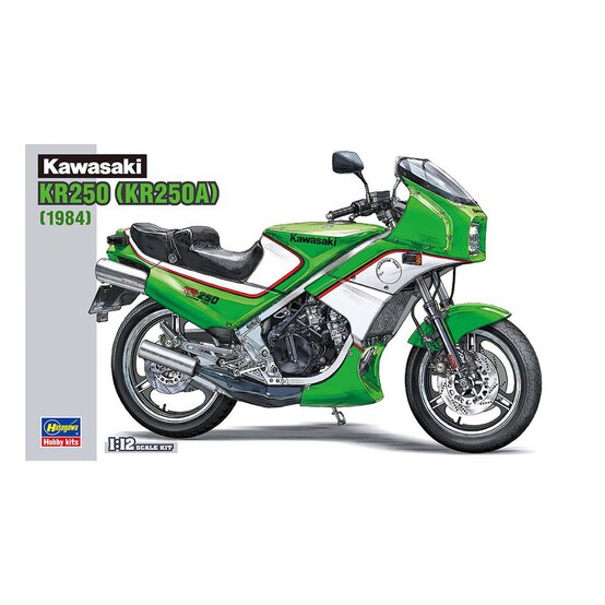 Hasegawa Kawasaki KR250 1984 Model Kit 1:12 image number 1