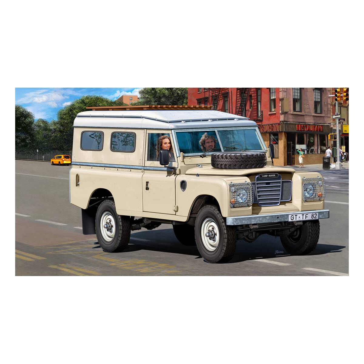 Model Land Rover Build Revell Land Rover Series III LWB Model Kit 1:24 | Hobbycraft