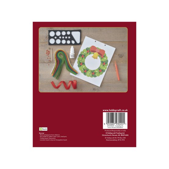 Christmas Wreath Quilling Kit image number 4