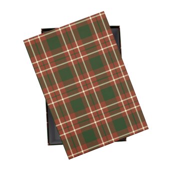Tartan Gift Box 28cm x 20cm x 10cm