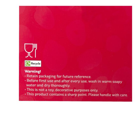 Clear Round Acrylic Cake Toppers 5cm x 9cm 5 Pack image number 5