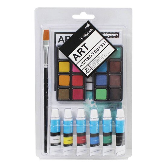 Mini Watercolour Set 25 Pieces image number 2