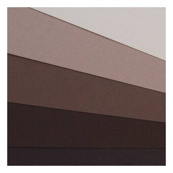 My Colours Brown Tones Canvas Cardstock A4 18 Pack