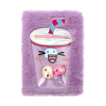 Furry Bubble Tea Notebook A5