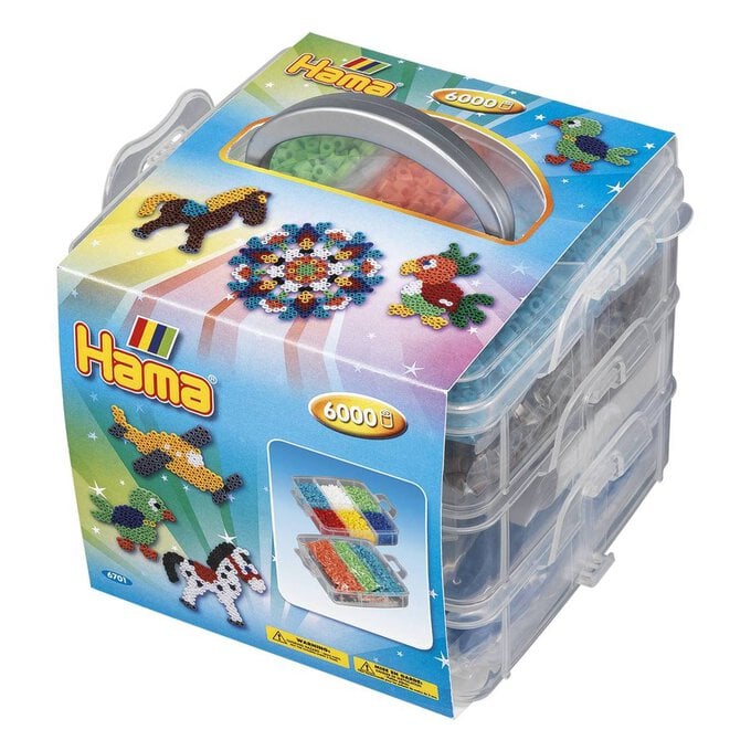Hama Beads Complete Kit 6000 Pack image number 1