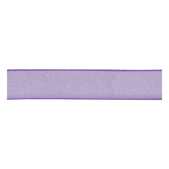Purple Organdie Ribbon 12mm x 6m image number 2