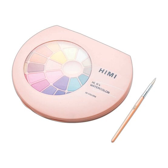 HIMI Pink Solid Watercolour Pan Set 38 Pack  image number 5