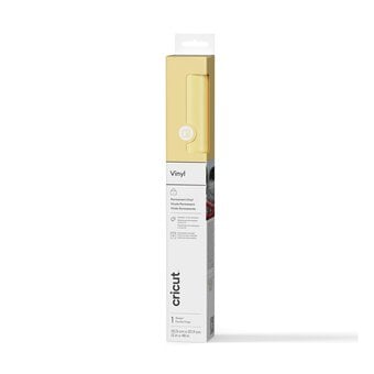 Cricut Butter Yellow Permanent Premium Vinyl 12 x 48 Inches