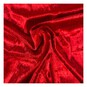 Red Crushed Velour Fabric by the Metre image number 1