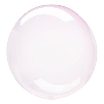 Large Clearz Light Pink Crystal Balloon