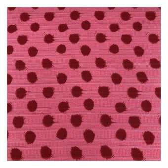 Pink Ink Spot Fabric by the Metre