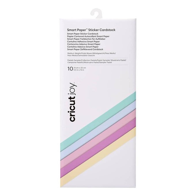 Cricut Joy Pastel Smart Paper Sticker Cardstock 10 Pack