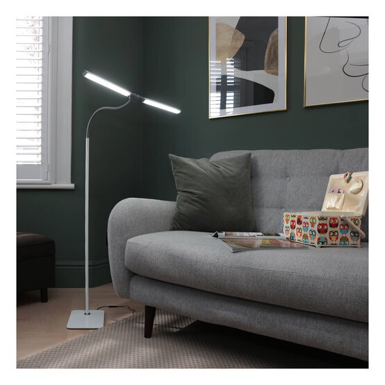 Daylight Duo Pro White Floor Lamp image number 4