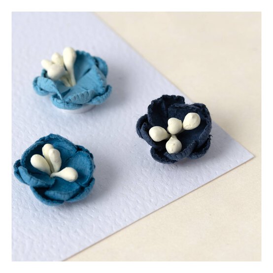 Handmade Blue Sky Odette Flowers 12 Pack image number 2