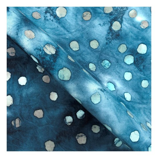 Blue Batik Cotton Fat Quarters 4 Pack image number 5