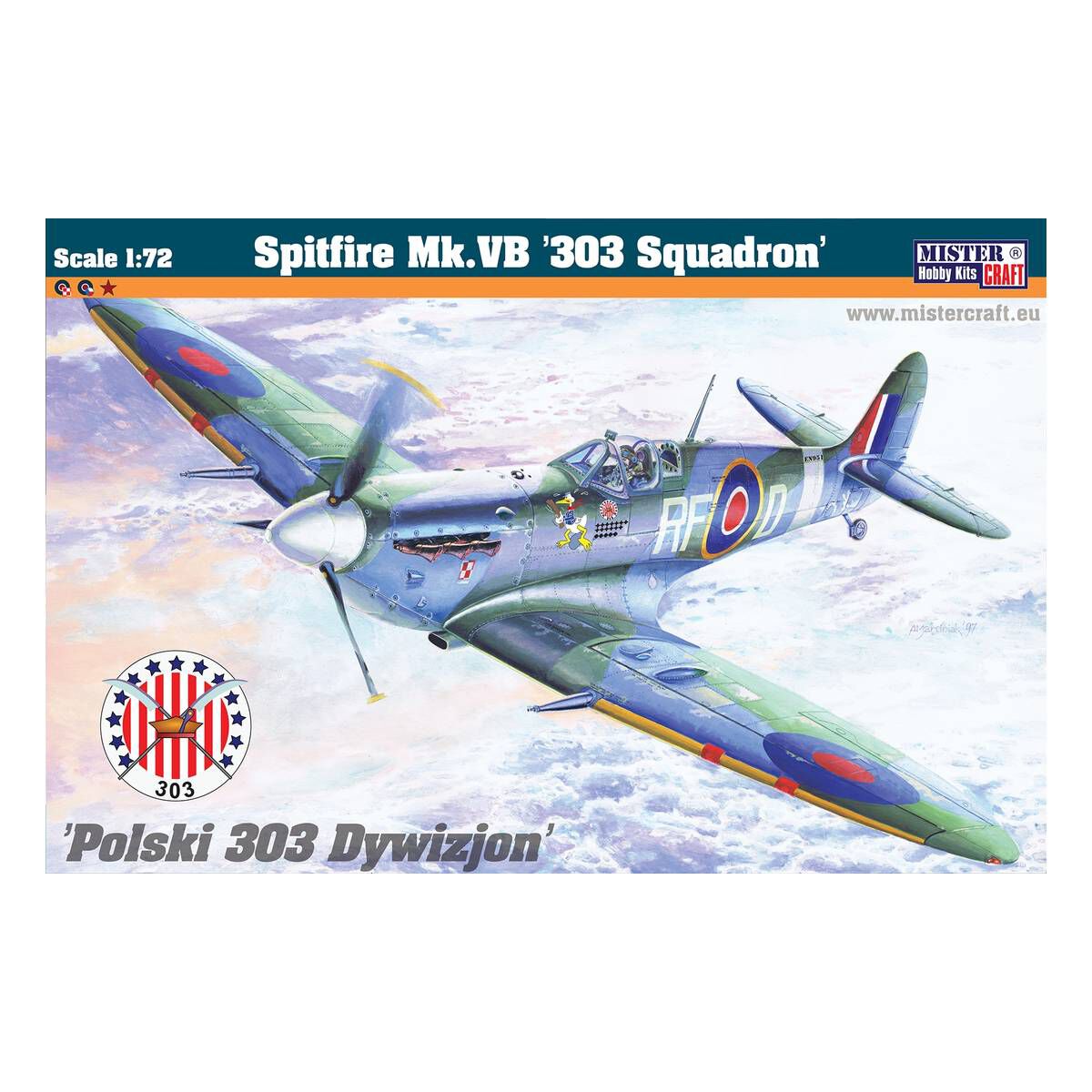 MisterCraft Curtiss P-40E Tigre Alutiana - Kit Modellino In Scala Per Hobbistica