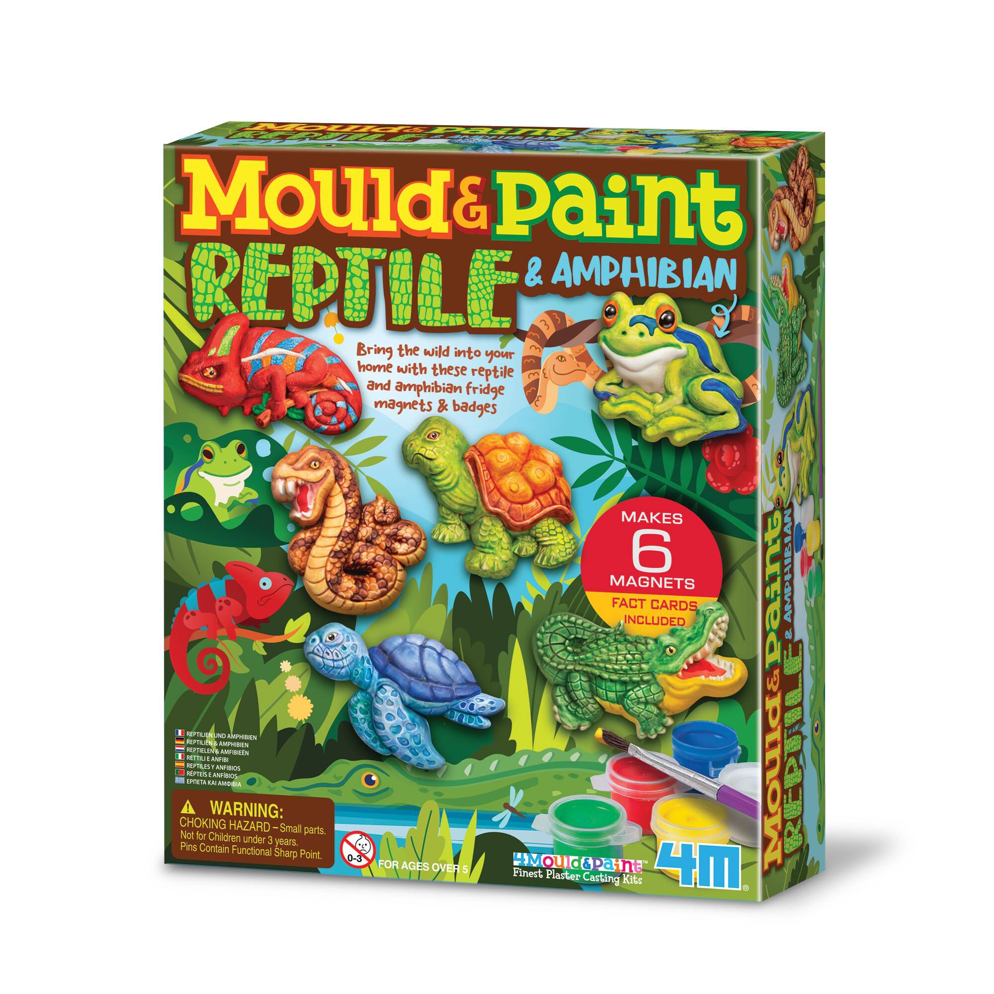 3D Reptile and Amphibian Mould and Paint Kit | Hobbycraft