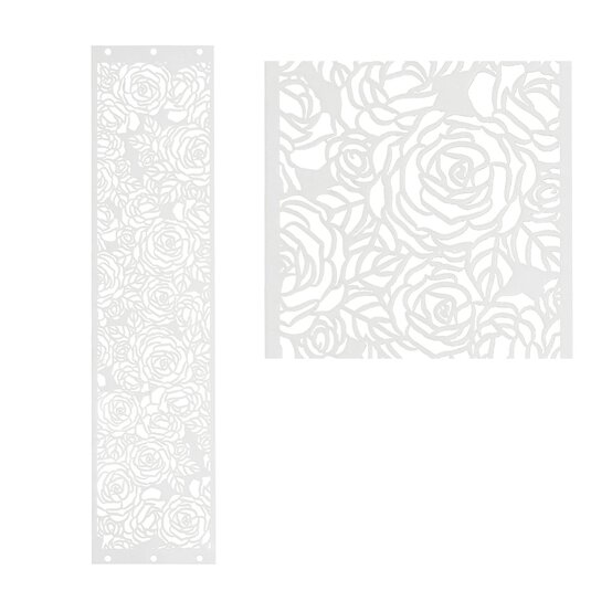 Whisk Floral Leaf Cake Stencil image number 2