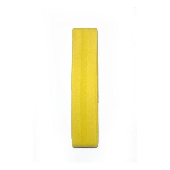 Canary Poly Cotton Bias Binding 25mm x 2.5m image number 1