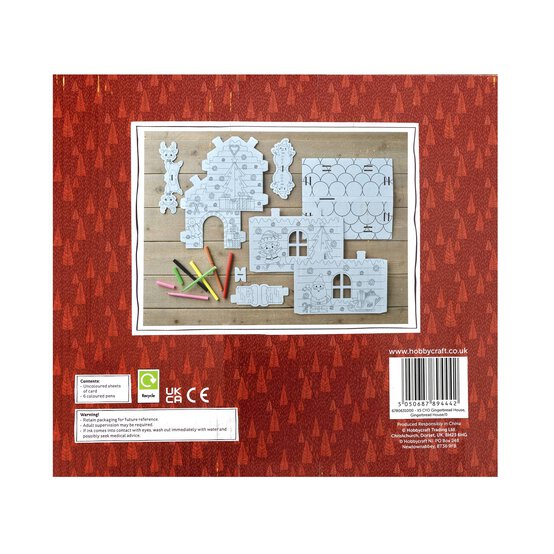 Colour Your Own Gingerbread House Kit image number 7