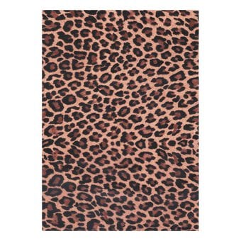 Decopatch Natural Leopard Print Paper 3 Sheets image number 2