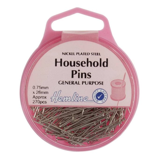 Hemline Household Pins  270 Pack image number 1