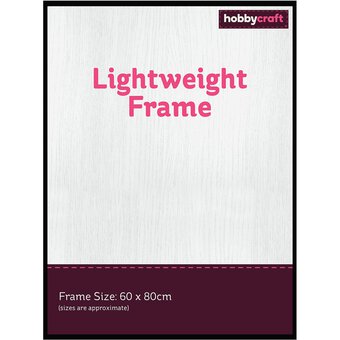 Black Lightweight Frame 60cm x 80cm