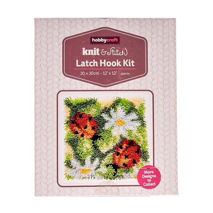 Floral Latch Hook Kit image number 1