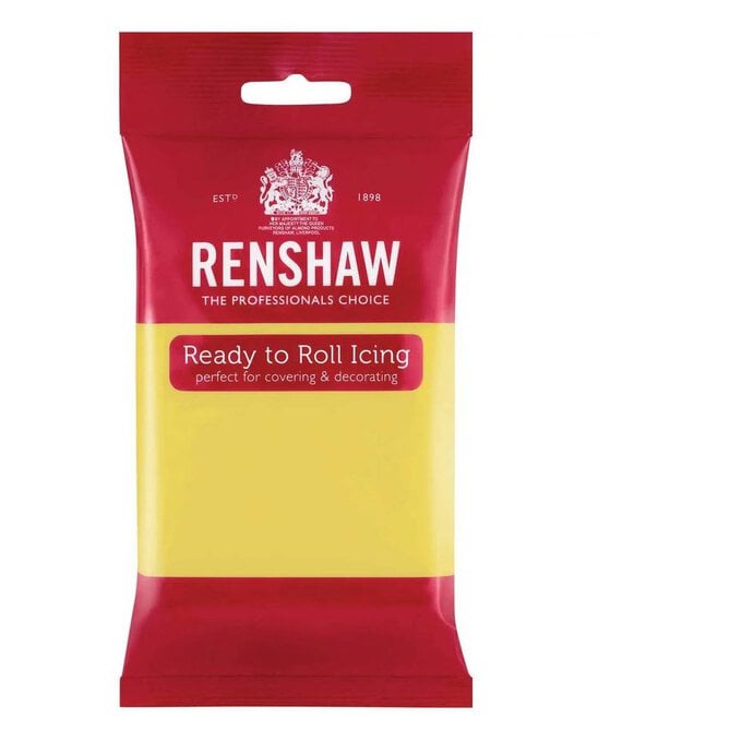 Renshaw Ready To Roll Pastel Yellow Icing 250g image number 1