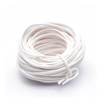 Beads Unlimited White Bootlace 3m