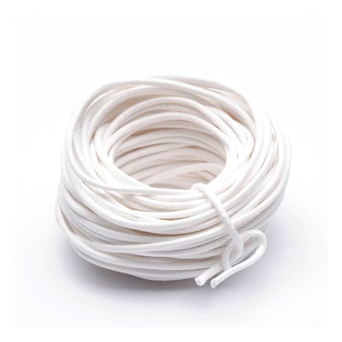 Beads Unlimited White Bootlace 3m image number 1
