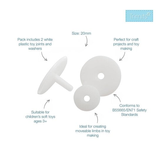 Trimits Teddy Joints 20mm 2 Pack image number 3