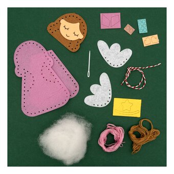 Make Your Own Felt Christmas Angel Decoration Kit