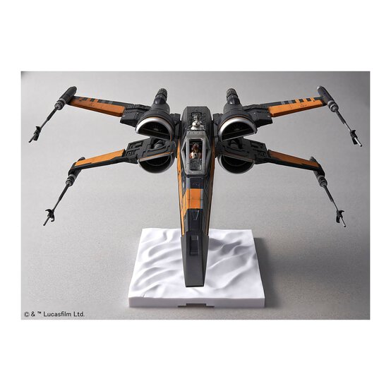 Revell Bandai Poe&rsquo;s X-Wing Fighter Model Kit 1:72 image number 4
