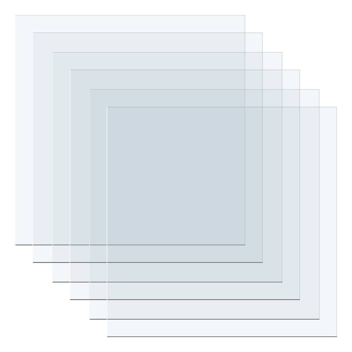 We R Memory Keepers Mould Press Plastic Sheets 6 Pack Hobbycraft