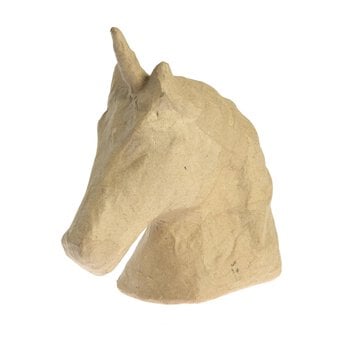 Mache Unicorn Head 18.5cm