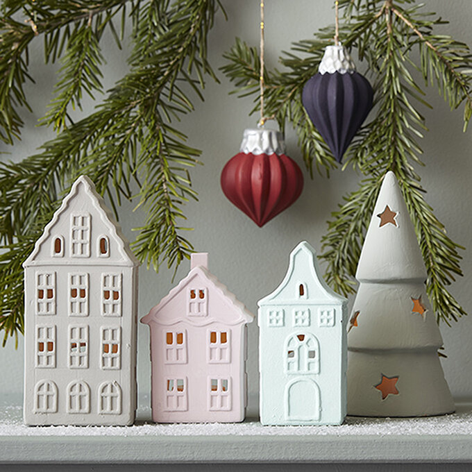 How to Style Scandi Tea Light Houses Hobbycraft