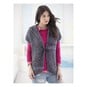 FREE PATTERN Lion Brand Thick and Quick Powder Ridge Hooded Vest L60122 image number 1