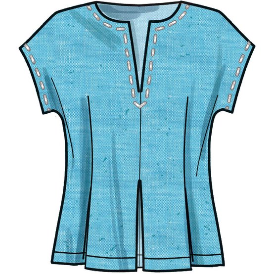 New Look Women's Top Sewing Pattern N6672 image number 3