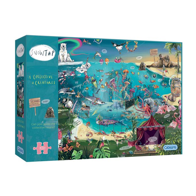 Gibsons A Collective of Creatures Jigsaw Puzzle 1000 Pieces image number 1