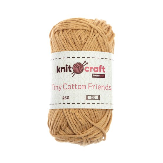 Knitcraft Ginger Root Tiny Cotton Friends Yarn 25g image number 1