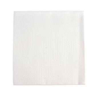 White 16 Count Aida Fabric 30cm x 46cm image number 4
