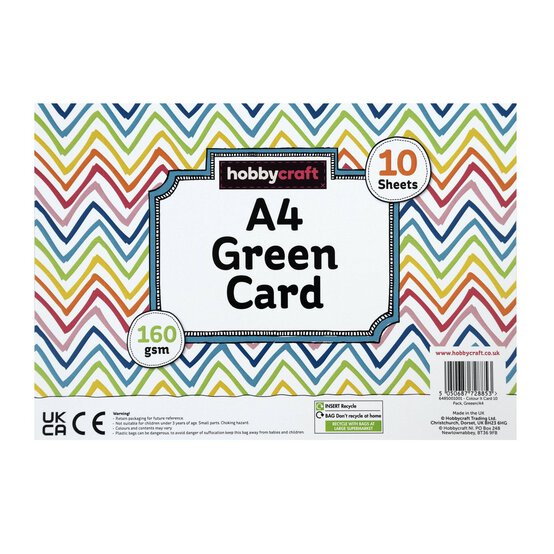 Green Card A4 10 Pack image number 4