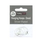 Silver Plated Hanging Hoops 15mm 8 Pack image number 1