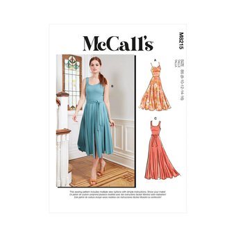 McCall's Women's Dresses Sewing Pattern M8215 (RR 18W-24W)