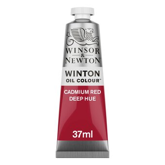 Winsor And Newton Winton Oil Colour 37ml Cadmium Red Deep Hue