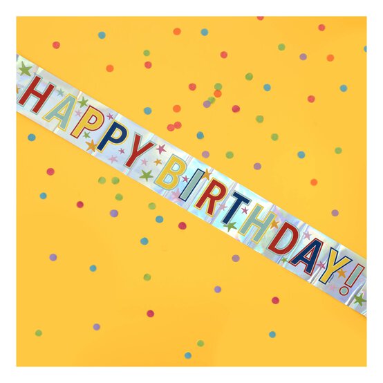 Happy Birthday Banner 1.8m image number 2